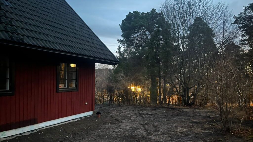 Återfyllnad och nivellering